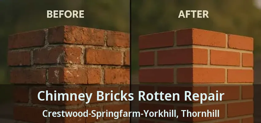 Chimney Bricks Rotten Repair Crestwood-Springfarm-Yorkhill, Thornhill - ON