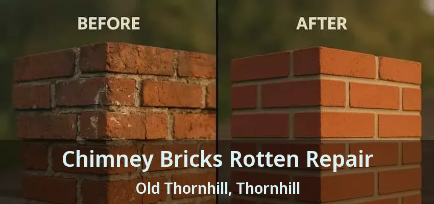 Chimney Bricks Rotten Repair Old Thornhill, Thornhill - ON