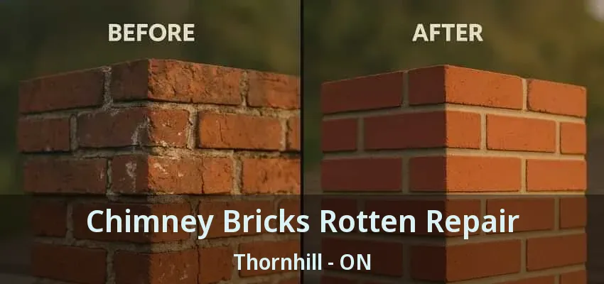 Chimney Bricks Rotten Repair Thornhill - ON