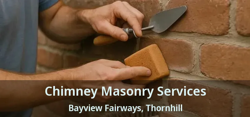 Chimney Masonry Services Bayview Fairways, Thornhill - ON