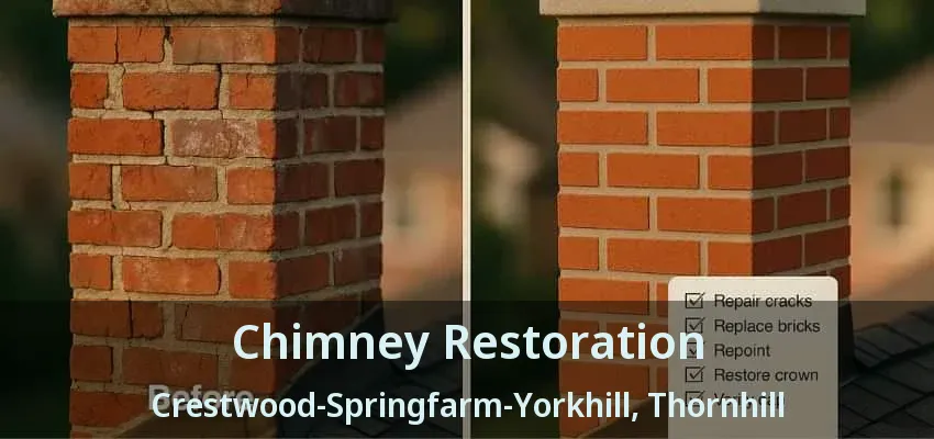 Chimney Restoration Crestwood-Springfarm-Yorkhill, Thornhill - ON