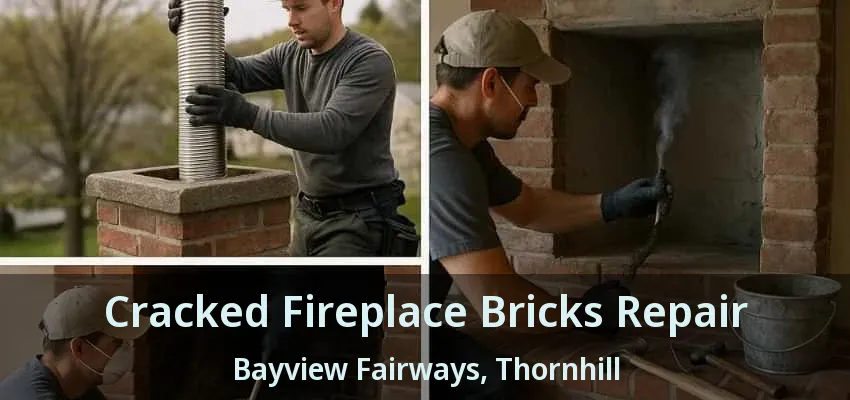 Cracked Fireplace Bricks Repair Bayview Fairways, Thornhill - ON