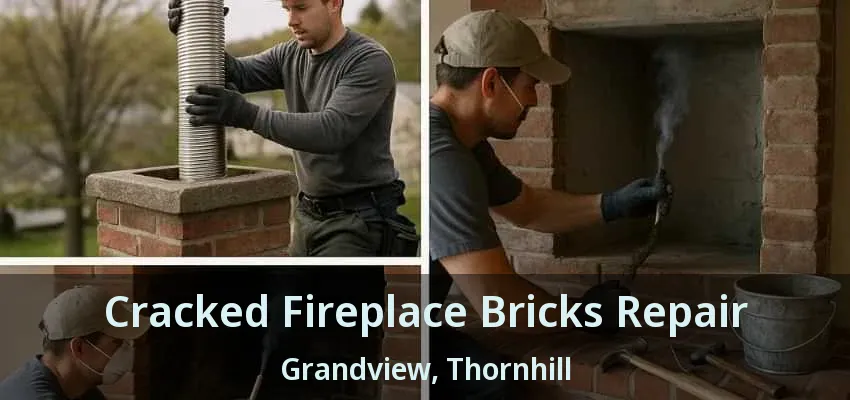 Cracked Fireplace Bricks Repair Grandview, Thornhill - ON