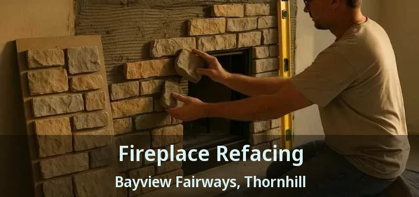 Fireplace Refacing Bayview Fairways, Thornhill - ON