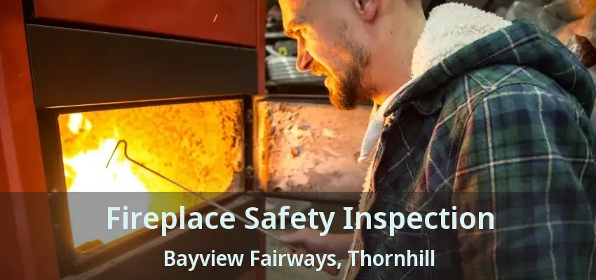 Fireplace Safety Inspection Bayview Fairways, Thornhill - ON