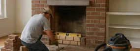 Fireplace Rebuild Lakeview Estates, Thornhill